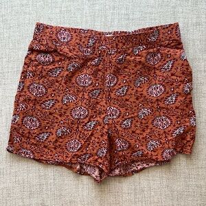 Madewell Floral Pull On Shorts